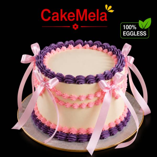 Pink Ribbon Cake 2 Poond