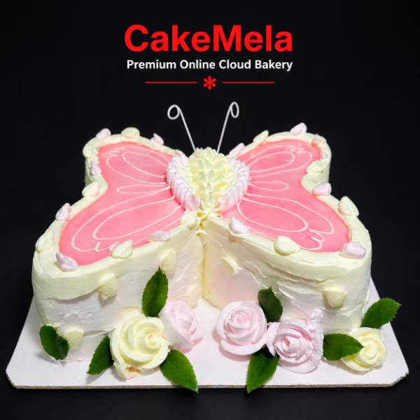 2 Pound Butterfly Pineapple Cake