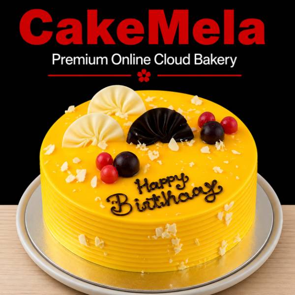 2 Pound Premium Mango Cream Cake