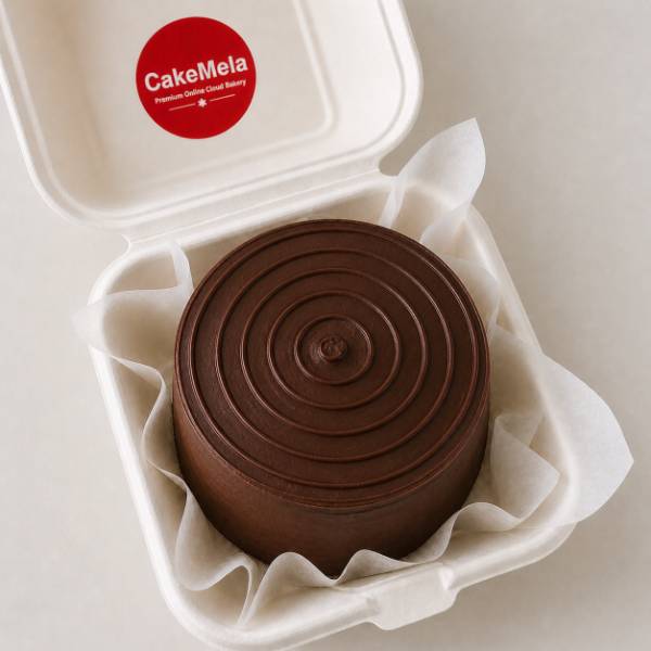 Chocolate Swirl Bento Cake