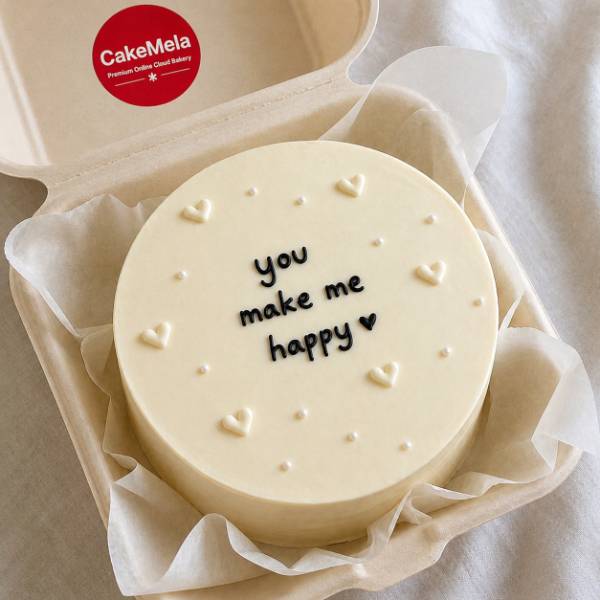 You Make Me Happy Bento Cake